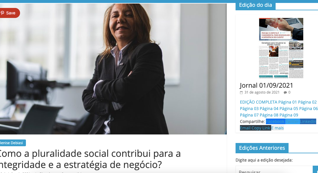 Como a pluralidade social contribui para a integridade e a estratégia de negócio?