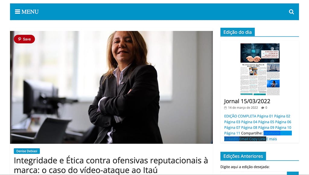 Integridade e Ética contra ofensivas reputacionais à marca: o caso do vídeo-ataque ao Itaú