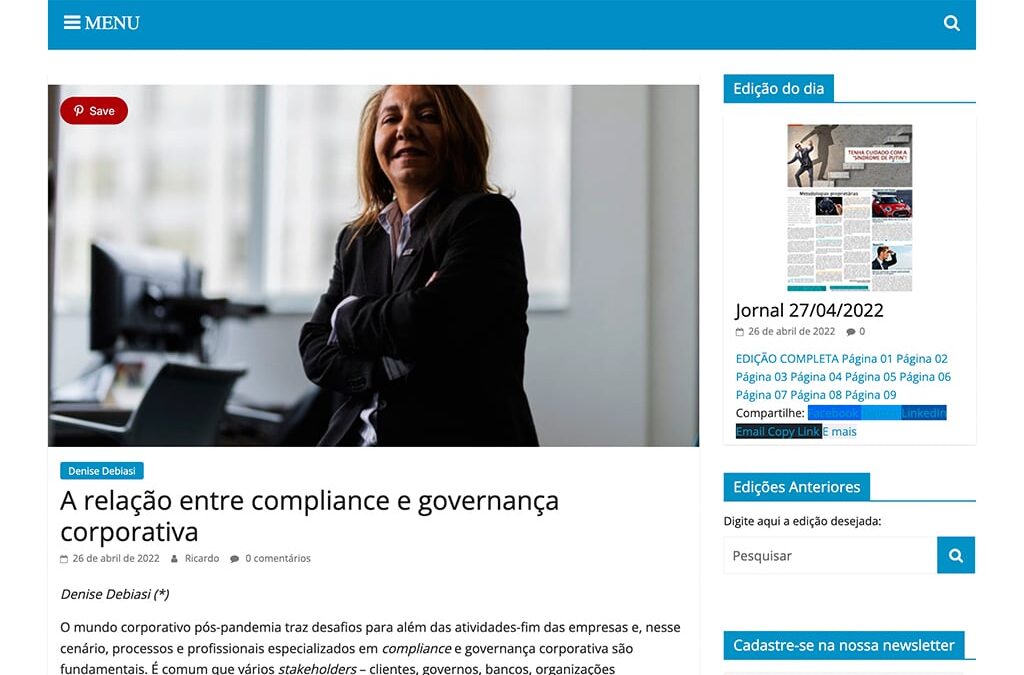 A relação entre compliance e governança corporativa